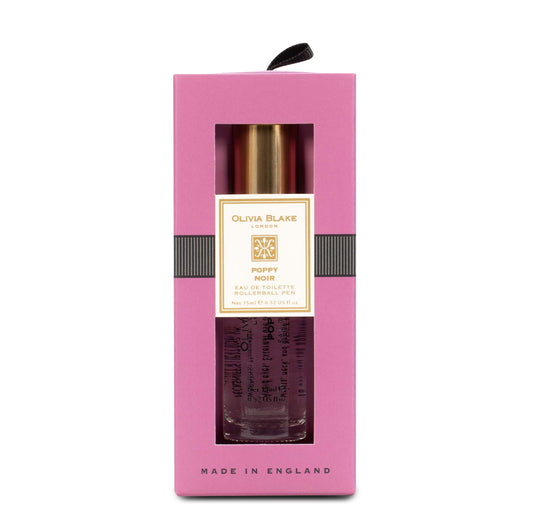 Olivia Blake Poppy Noir Perfume Roller Ball – 15 ml/0.52 fl oz Fine Fragrance Eau de Toilette, Travel Size Perfume for Women