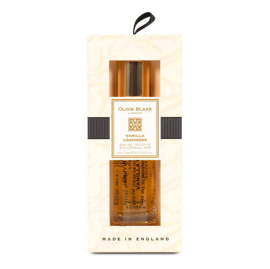 Olivia Blake Vanilla Cashmere Perfume Roller Ball – 15 ml/0.52 fl oz Fine Fragrance Eau de Toilette, Travel Size Perfume for Women