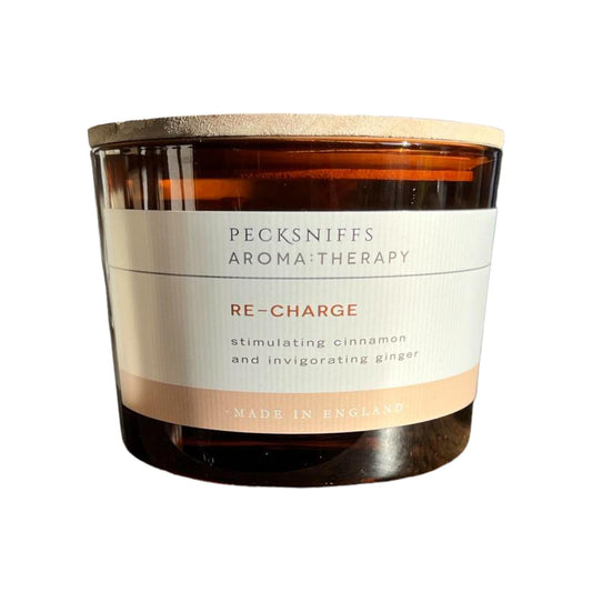 Pecksniffs Aromatherapy Re-Charge Candle | 3 Wicks, 283g/9.9oz