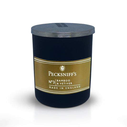 Pecksniffs Bamboo & Vetiver Scented Candle | 1 Wick, 100g/3.5oz