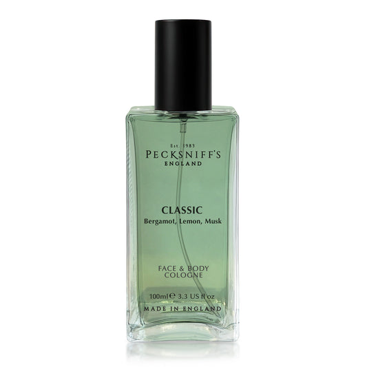 Peckniff's Men’s Face & Body Cologne – Classic Fougere, Fresh & Timeless Everyday Fragrance for Men, Post-Shave & All-Day Wear, 100ml / 3.4 fl oz