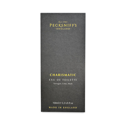 Pecksniff’s Mens 100 ml/3.3 fl oz Eau de Toilette Charismatic – Fresh Fougere Cologne with Bergamot, Lime, Lily & Freesia