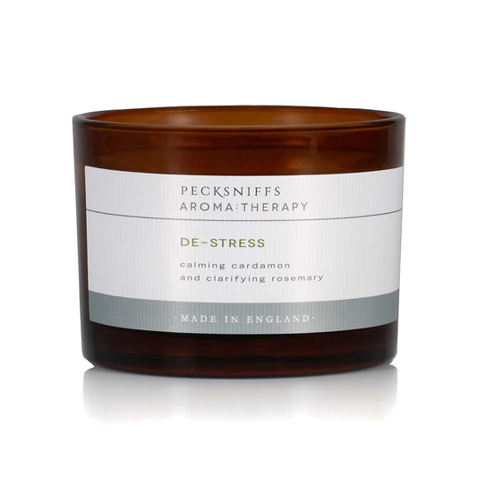 Pecksniffs Aromatherapy De-Stress Candle | 3 Wicks, 285g/10oz