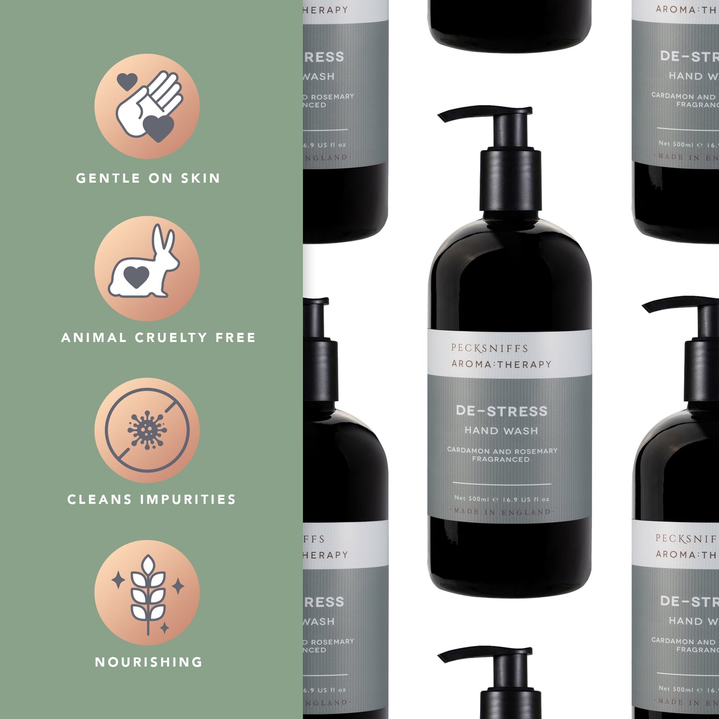 Pecksniff's Aroma:Therapy De-Stress 500 ml/16.9 fl oz Hand Wash