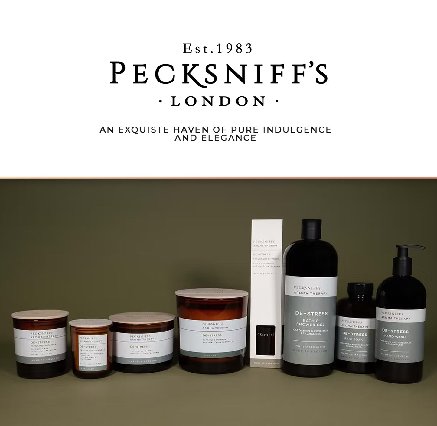 Pecksniff's Aroma:Therapy De-Stress 500 ml/16.9 fl oz Hand Wash