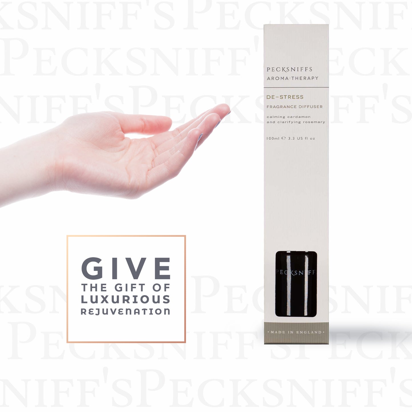 Pecksniffs De-Stress Diffuser | 100ml/3.38 Fl Oz