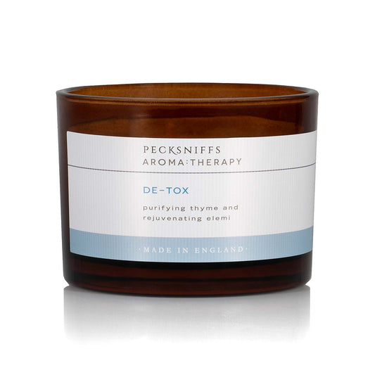 Pecksniffs Aromatherapy DE-TOX Candle | 3 Wicks, 285g/10oz