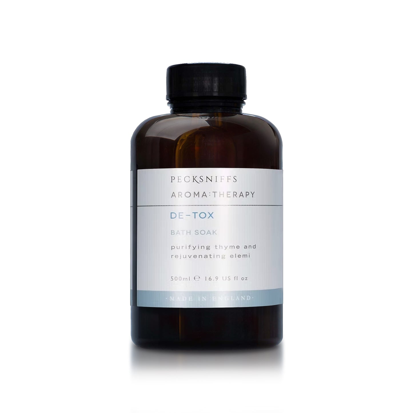Pecksniffs Aroma:Therapy De-Tox Bath Soak Decanter | 500ml/16.9 Fl Oz