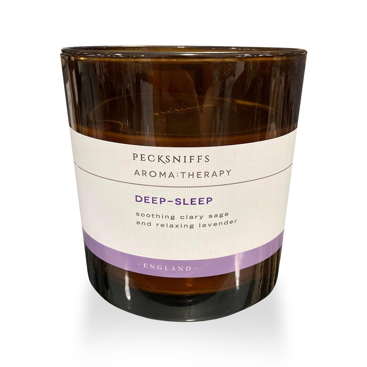 Pecksniffs Amber Deep-Sleep Aroma Therapy Candle | 1 Wick, 184g/6.49oz