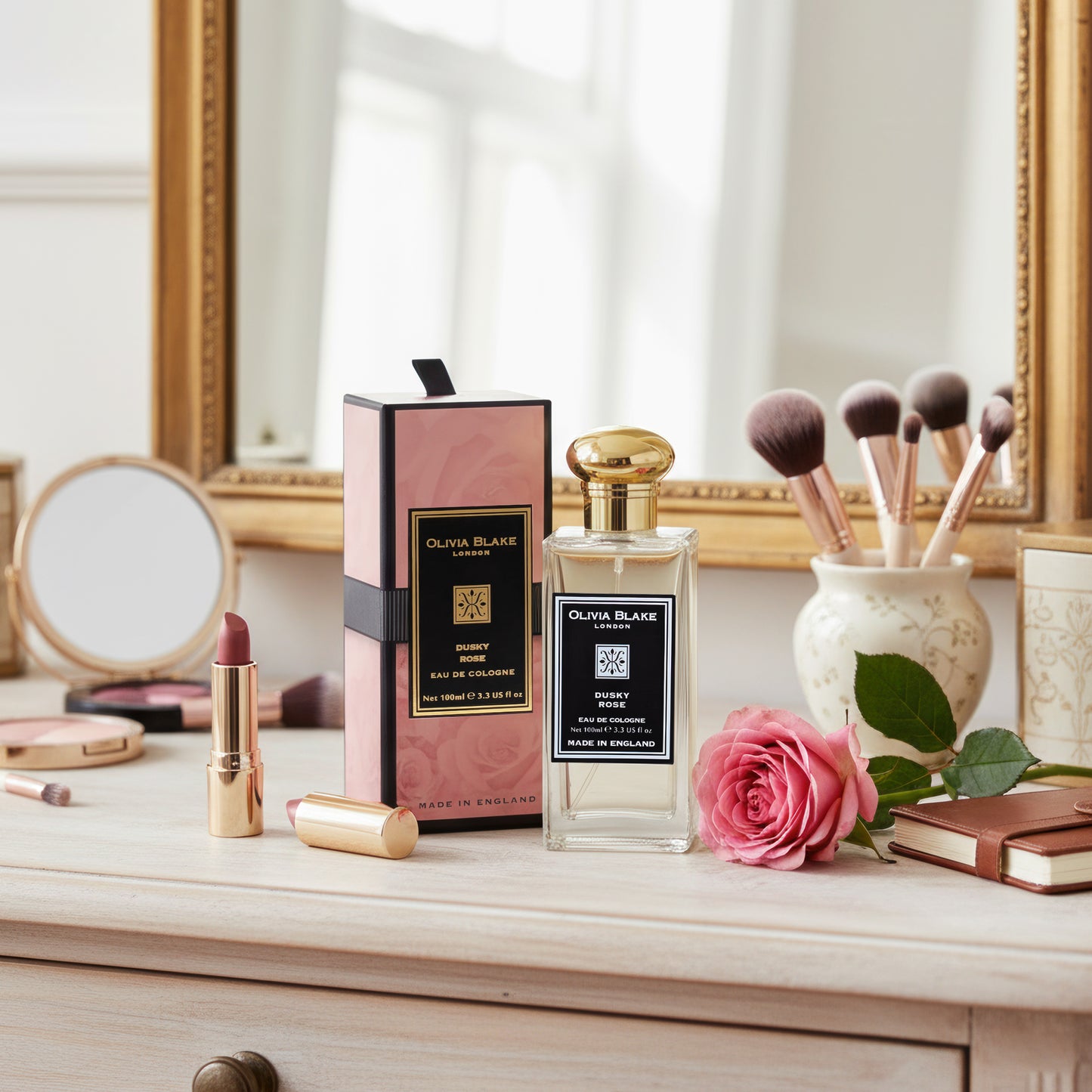 Olivia Blake Dusky Rose Perfume for Women – Fine Fragrance Eau de Cologne Spray, 100 ml/3.3 fl oz