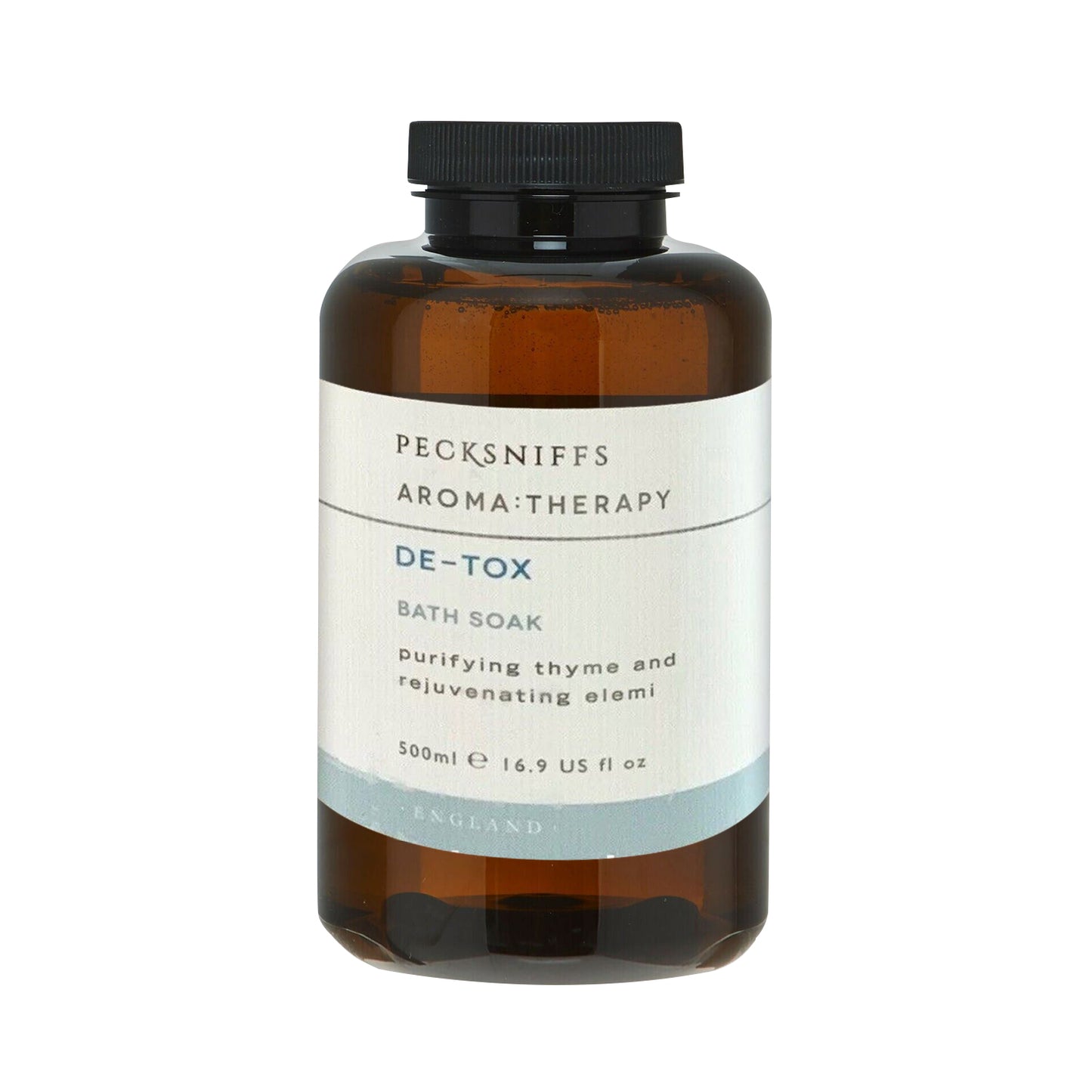 Pecksniffs Aroma:Therapy De-Tox Bath Soak Decanter | 500ml/16.9 Fl Oz