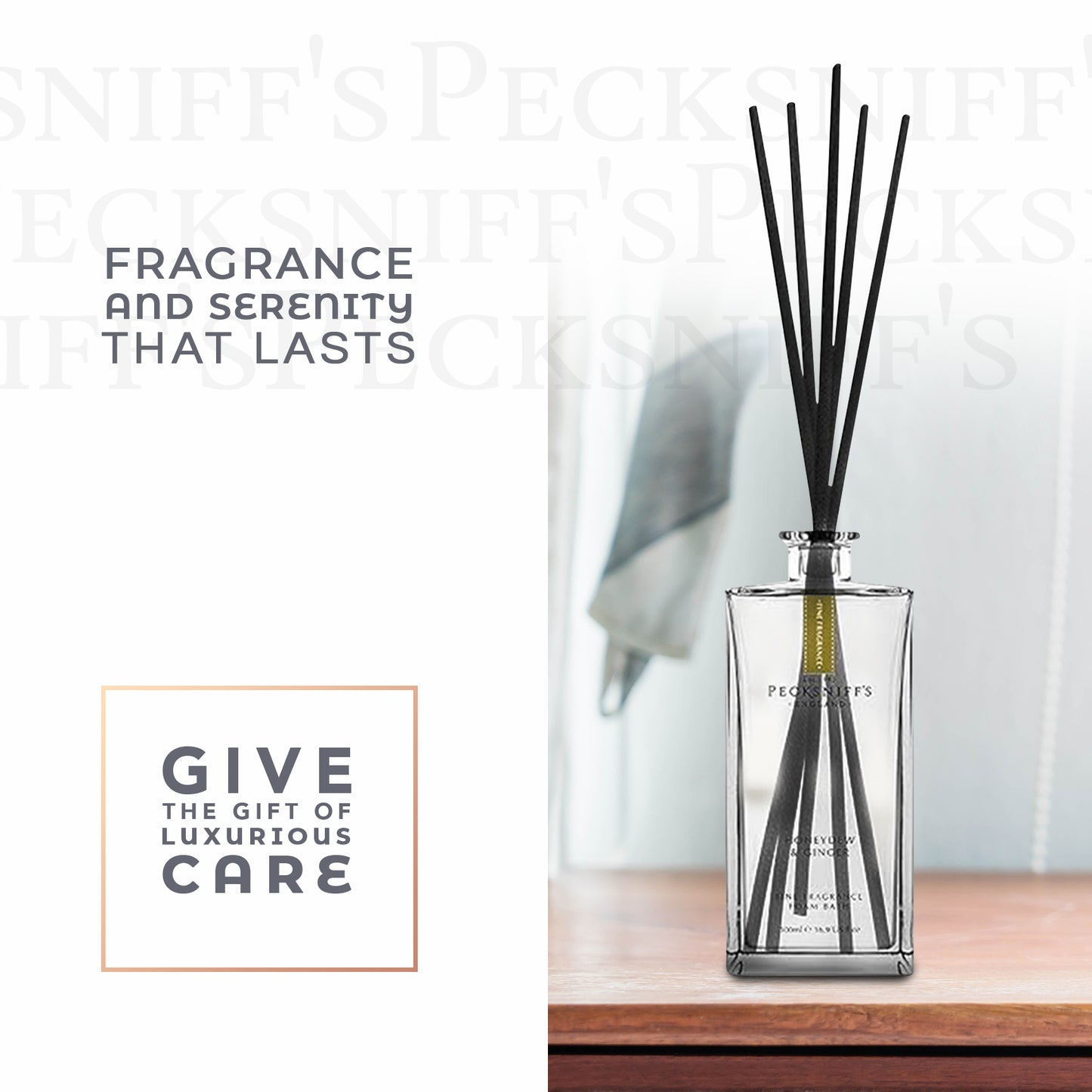Pecksniffs Honeydew & Ginger Diffuser | 100ml/3.38 Fl Oz