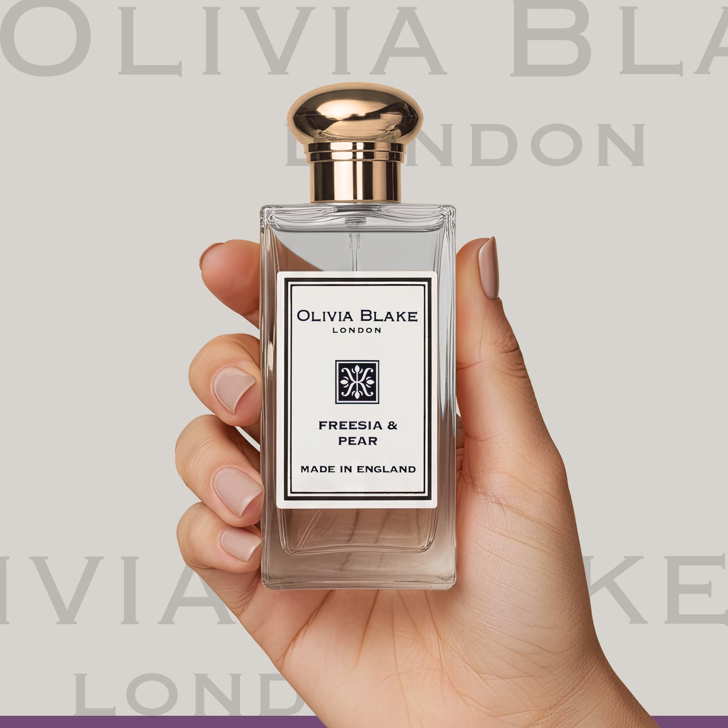 Olivia Blake Fine Fragrance Freesia & Pear Duo Gift Set – 100 ml/3.38 fl oz Eau de Cologne & 50 ml/1.69 fl oz Eau de Toilette, Fruity Floral Perfume for Women, Made in England