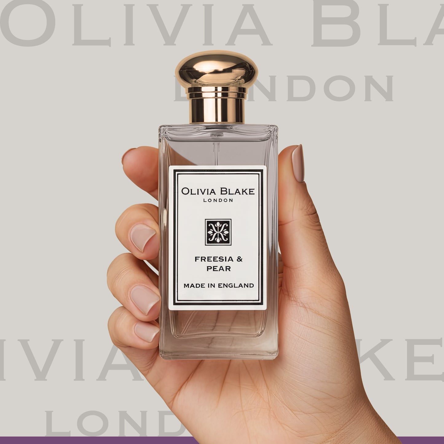 Olivia Blake Fine Fragrance Freesia & Pear Duo Travel Perfume Gift Set – 100 ml/3.38 fl oz Eau de Cologne & 8.5 ml/0.28 fl oz Eau de Toilette, Fruity Floral Perfume for Women, Made in England