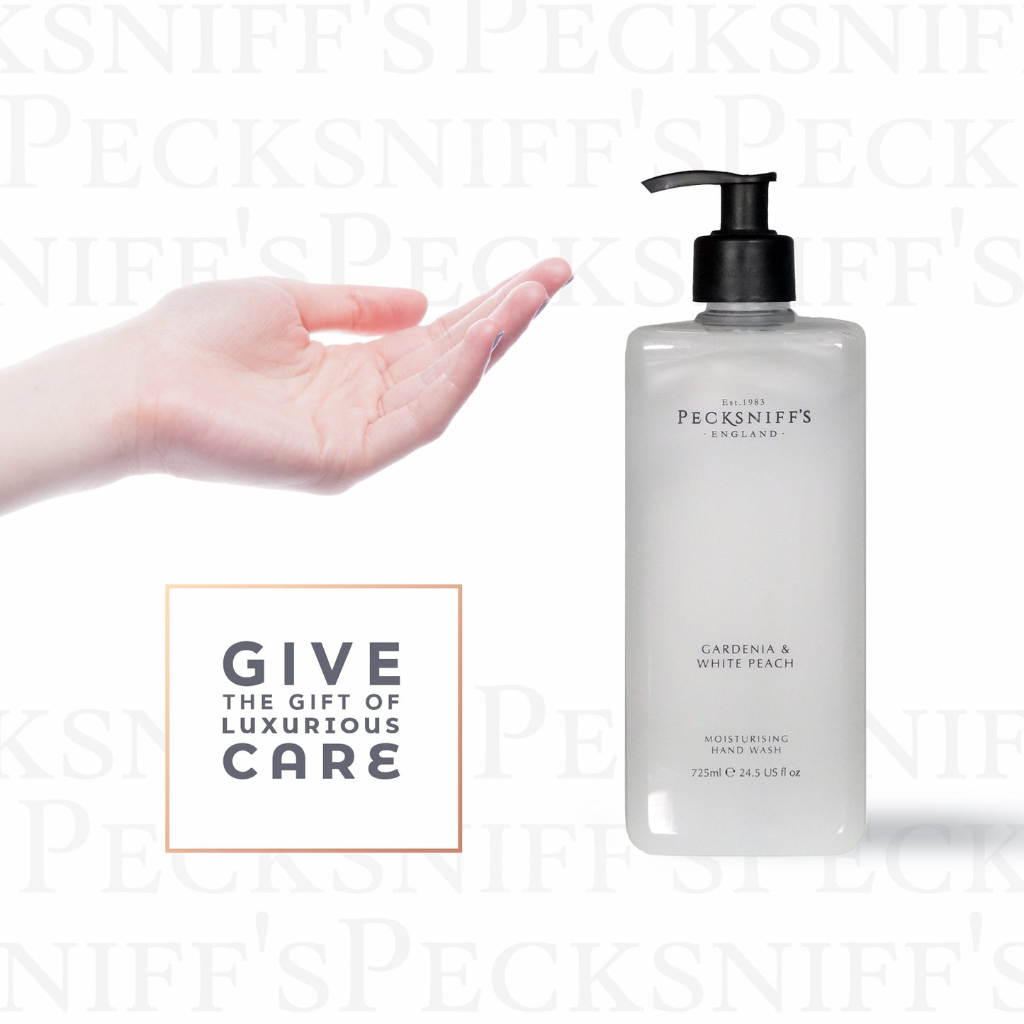 Pecksniff's Gardenia & White Peach Hand Wash 725 ml/24.5 Fl Oz