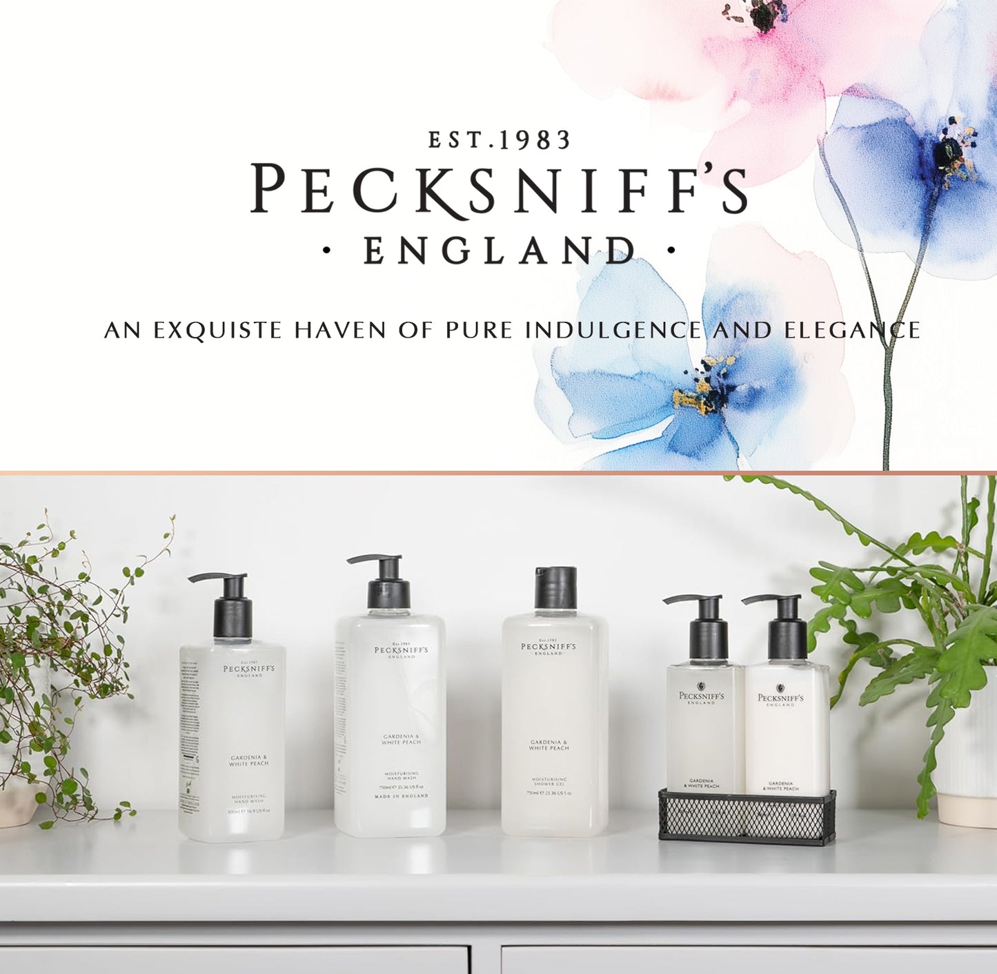 Pecksniff's Gardenia & White Peach Hand Wash 725 ml/24.5 Fl Oz
