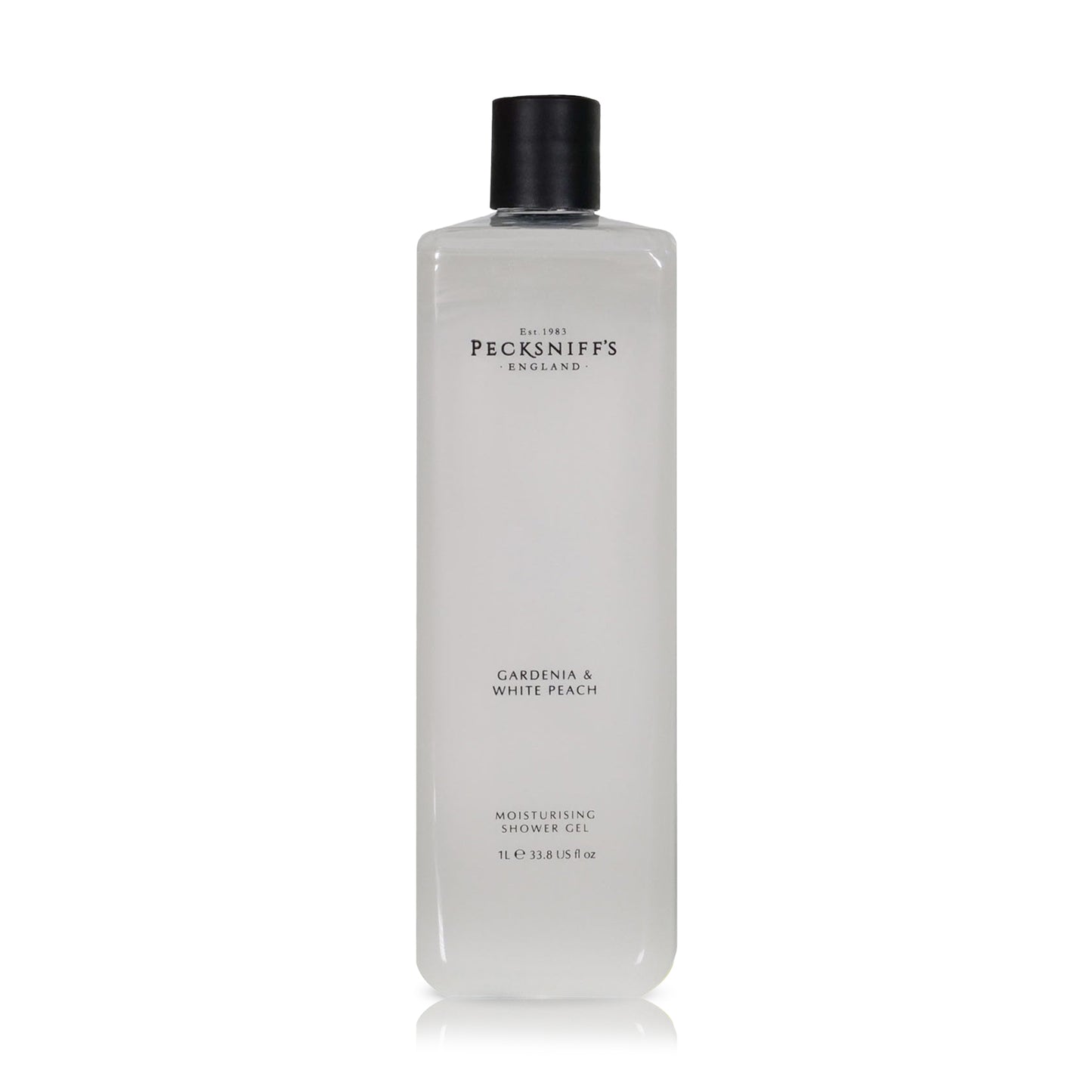 Pecksniffs Gardenia & White Peach Moisturizing Shower Gel | 1000 ml / 33.80 Fl Oz