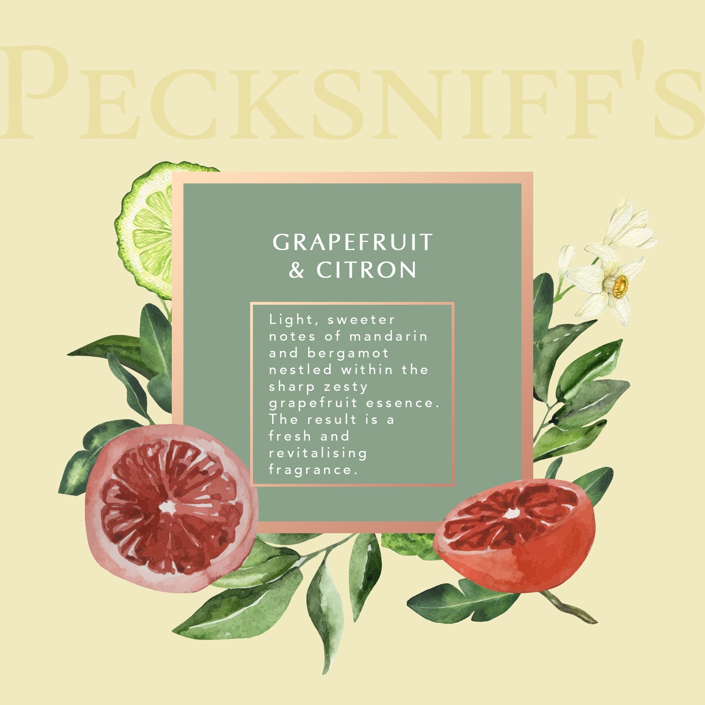Pecksniff’s Grapefruit & Citron Foaming Bath Soak – Luxury Bubble Bath, 1L / 33.8 fl oz, Made in England