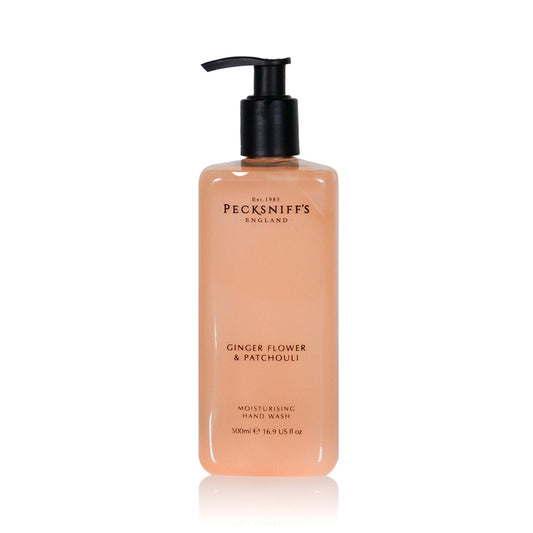 Pecksniff's Classic Ginger Flower & Patchouli Scented Moisturizing Hand Wash | 500ml, 16.9 Fl oz