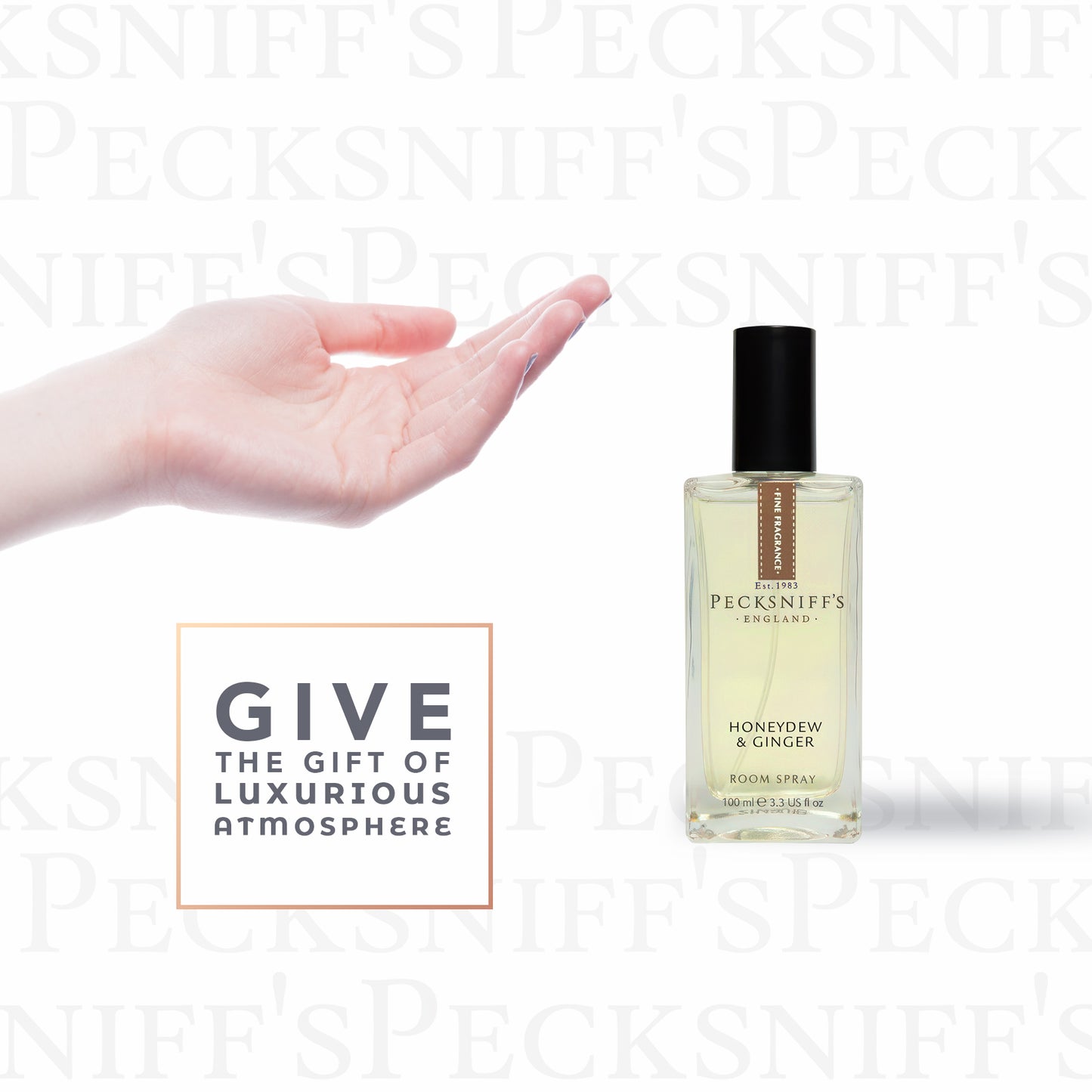 Pecksniffs Honeydew & Ginger Classic Room Spray | 100ml/3.38 Fl Oz