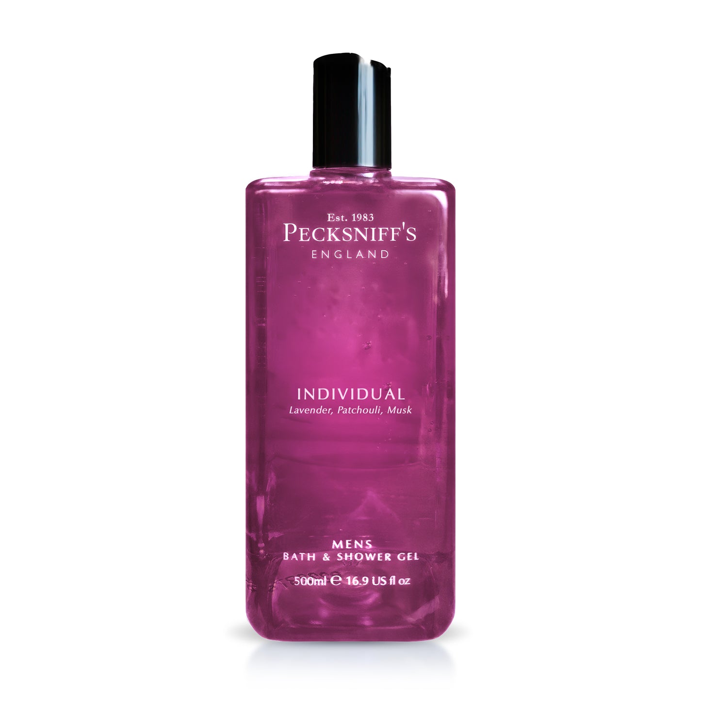 Pecksniffs Individual Men's Bath and Shower Gel | 500ml /16.9 Fl Oz