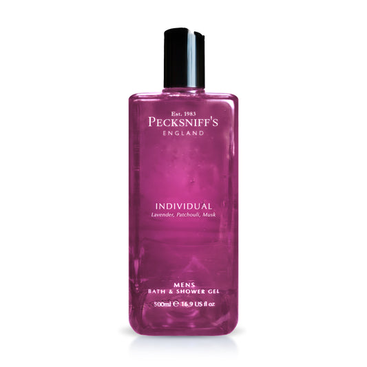 Pecksniffs Individual Men's Bath and Shower Gel | 500ml /16.9 Fl Oz