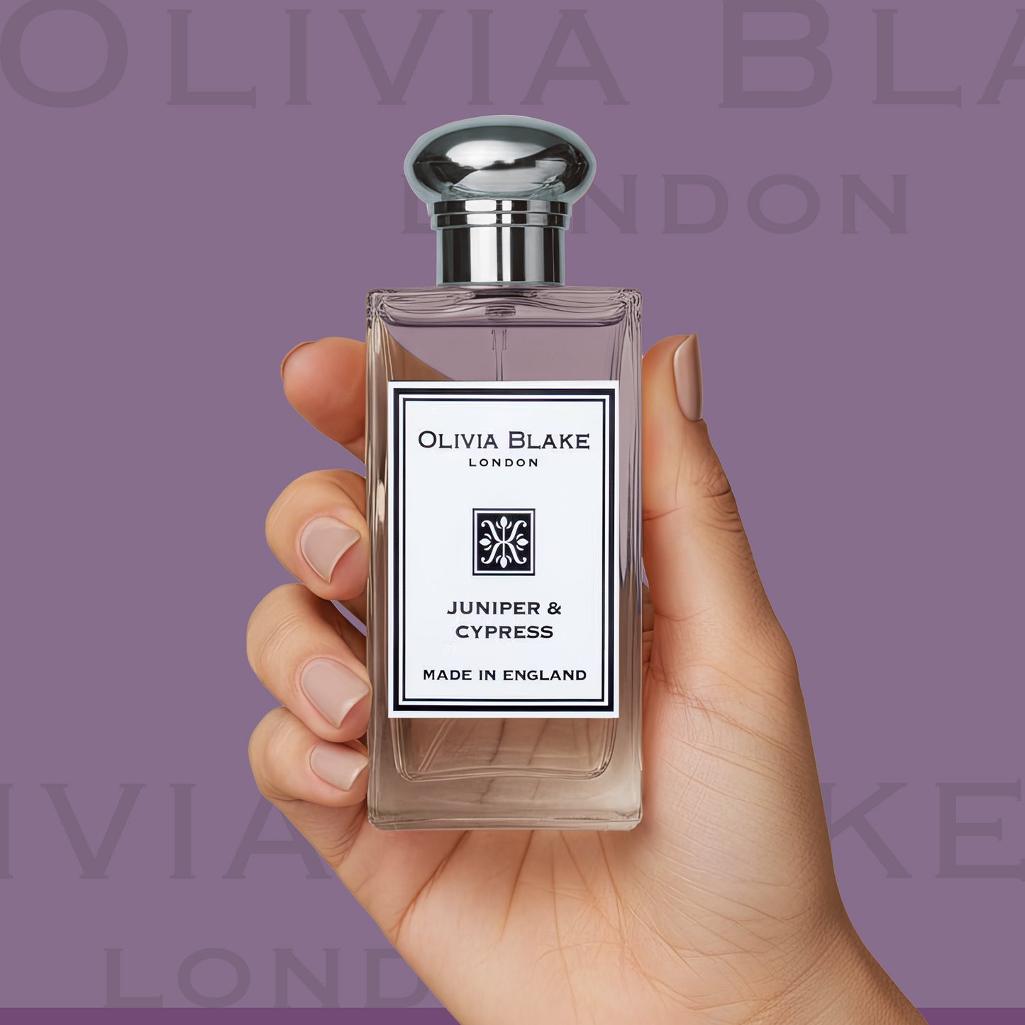 Olivia Blake Juniper & Cypress Perfume for Women – Fine Fragrance Eau de Cologne Spray, 100 ml/3.3 fl oz