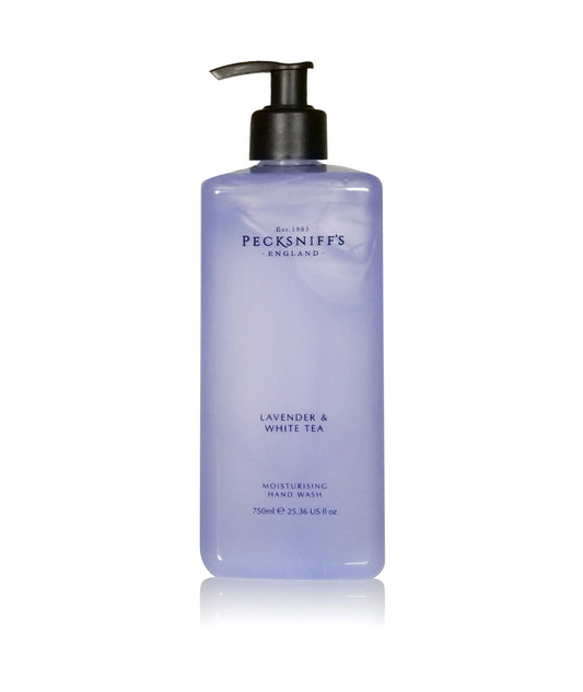 Pecksniffs Classic Lavender & White Tea Scented Moisturizing Hand Wash | 750ml, 25.3 Fl oz