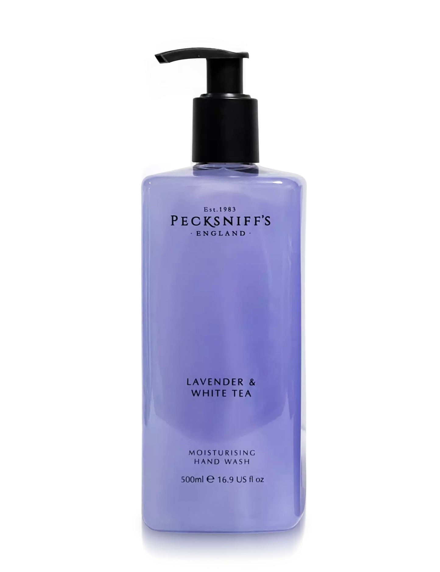 Pecksniffs Classic Lavender & White Tea Scented Moisturizing Hand Wash | 500ml, 16.9 Fl oz