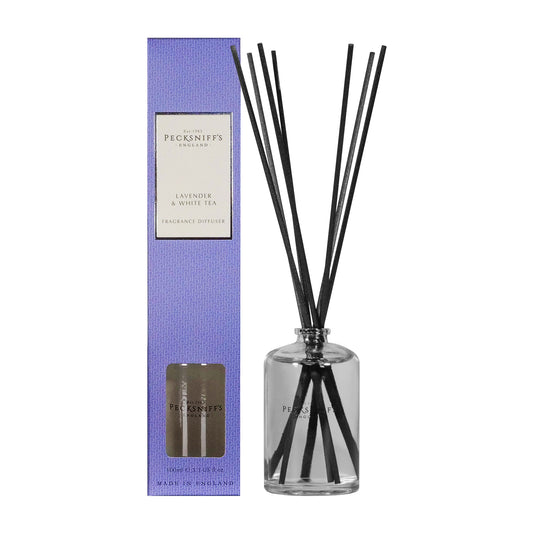 Pecksniffs Lavender & White Tea Diffuser | 100ml/3.38 fl oz