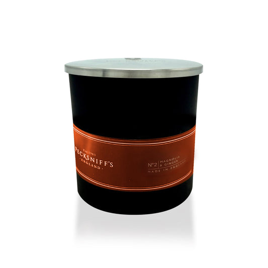 Pecksniffs Black Magnolia & Ginger Scented Candle | 1 Wick, 184g/6.49oz