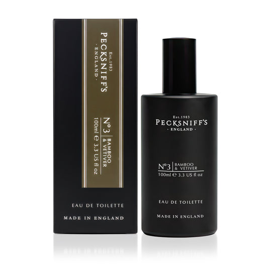 Pecksniff’s Mens Eau de Toilette Bamboo & Vetiver, 100 ml/3.3 fl oz