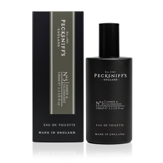 Pecksniff’s Mens Eau de Toilette Amber Oud Wood, 100 ml / 3.3 fl oz