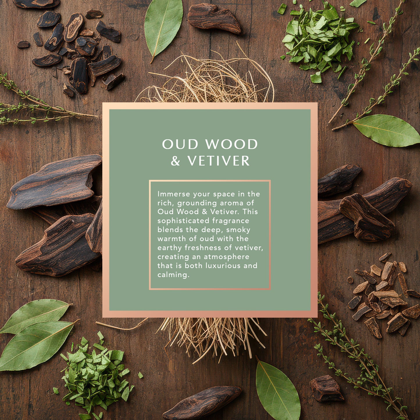 Pecksniff's Oud Wood & Vetiver Classic Room Spray | 100ml/3.38 Fl Oz