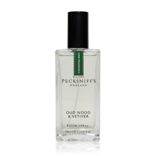 Pecksniff's Oud Wood & Vetiver Classic Room Spray | 100ml/3.38 Fl Oz
