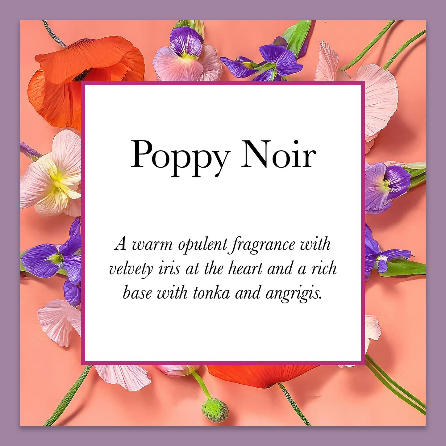 Olivia Blake Poppy Noir Trio Gift Set – 100 ml/3.38 fl oz Body Mist, 250 ml/8.45 fl oz Shower Gel, 250 ml/8.45 fl oz Body Lotion – Luxurious Everyday Essentials for Women