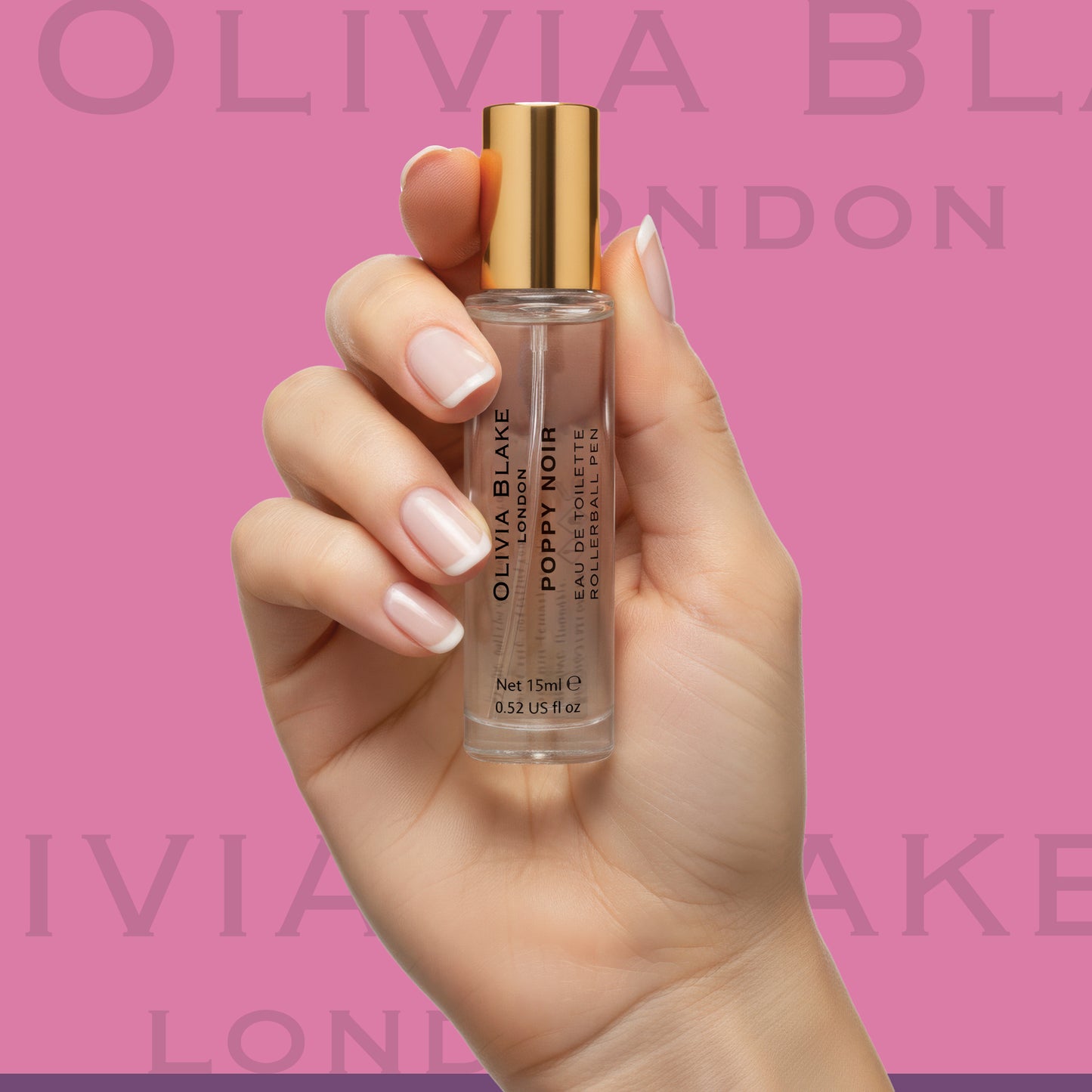 Olivia Blake Poppy Noir Perfume Roller Ball – 15 ml/0.52 fl oz Fine Fragrance Eau de Toilette, Travel Size Perfume for Women