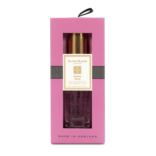 Olivia Blake Poppy Noir Perfume Roller Ball – 15 ml/0.52 fl oz Fine Fragrance Eau de Toilette, Travel Size Perfume for Women