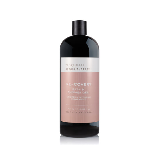 Pecksniff's Aroma:Therapy ReCovery Shower Gel – Luxurious Moisturizing Bath & Body Cleanser, 1000 ml/33.8 fl oz Bottle