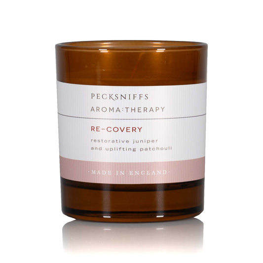 Pecksniffs Aromatherapy Re-Covery Candle with Dust Cover | 1 Wick, 150g/5.29oz