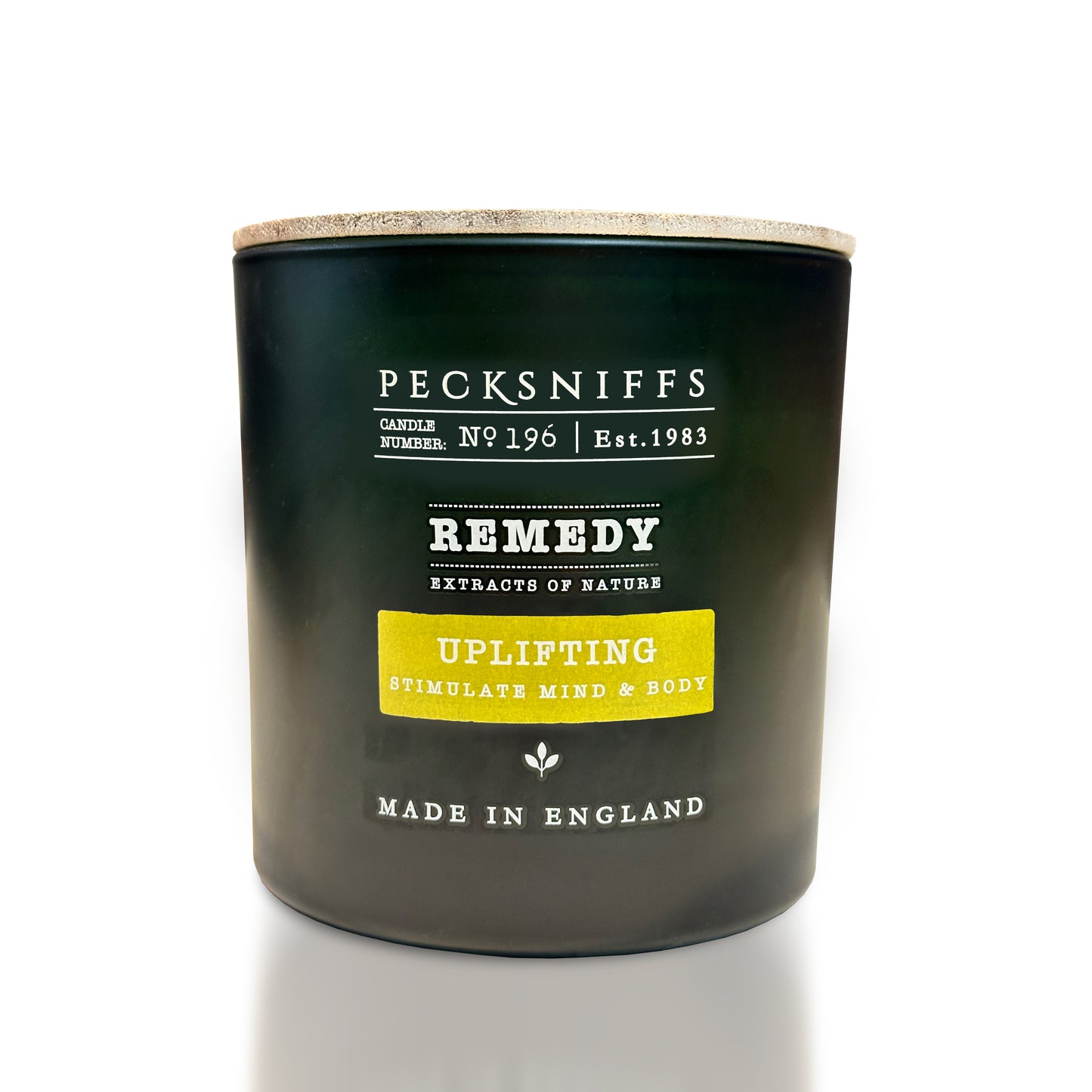 Pecksniff’s Aromatherapy Uplifting Candle 3 Wick 18.16 oz/515 g, Citrus Green Tea Fragrance, Grapefruit Lemon Notes, Energizing Luxury Glass Candle for Home and Gifts