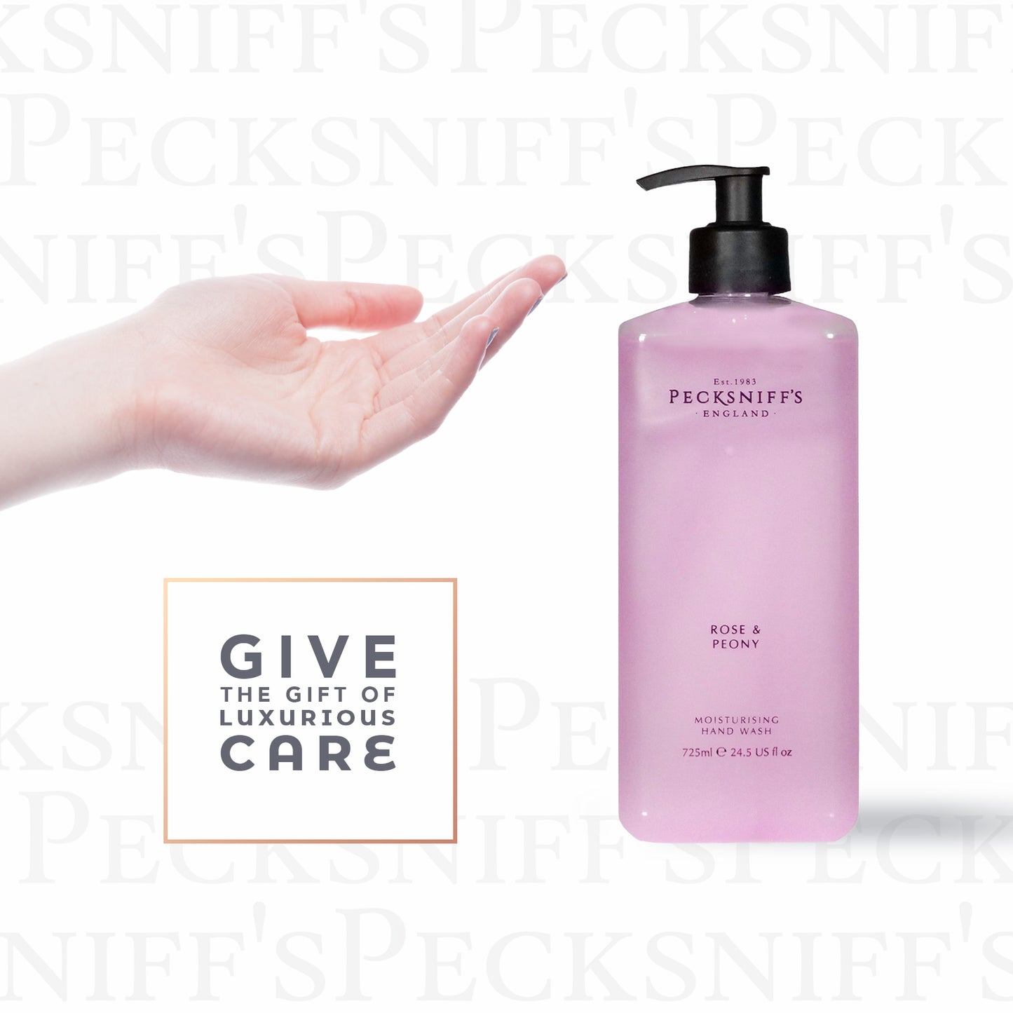 Pecksniff's Rose & Peony Hand Wash 725 ml/24.5 Fl Oz