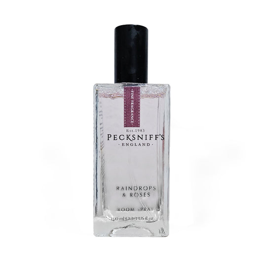 Pecksniffs Raindrops & Roses Square Room Spray | 100ml/3.38 Fl Oz