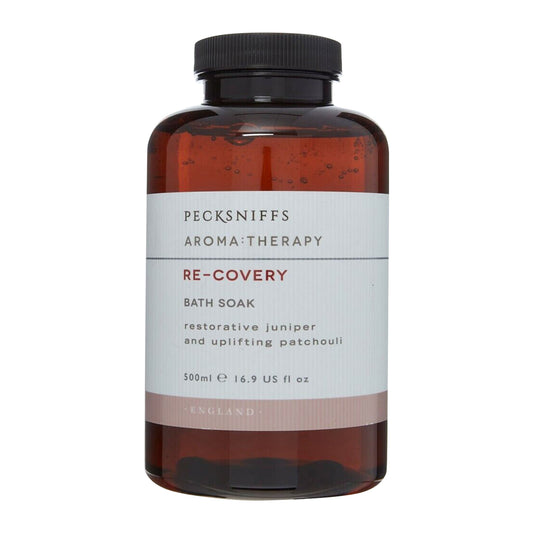 Pecksniffs Aroma:Therapy Re-Covery Bath Soak Decanter | 500ml/16.9 Fl Oz