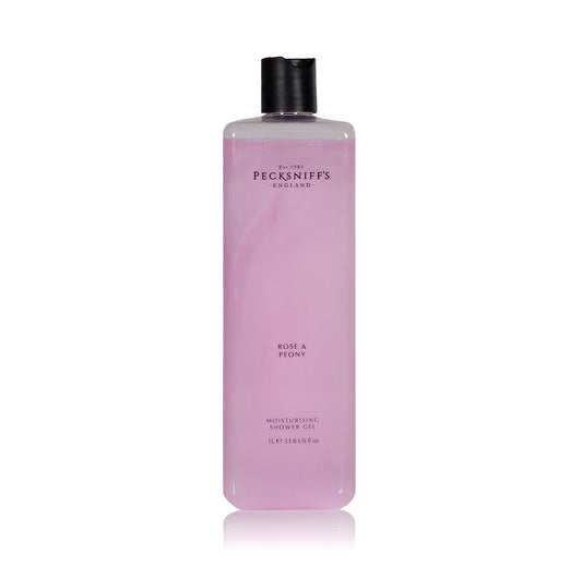 Pecksniffs Classic Rose & Peony Scented Moisturizing Hand Wash Refill | 1L/1000ml, 33.8 Fl oz