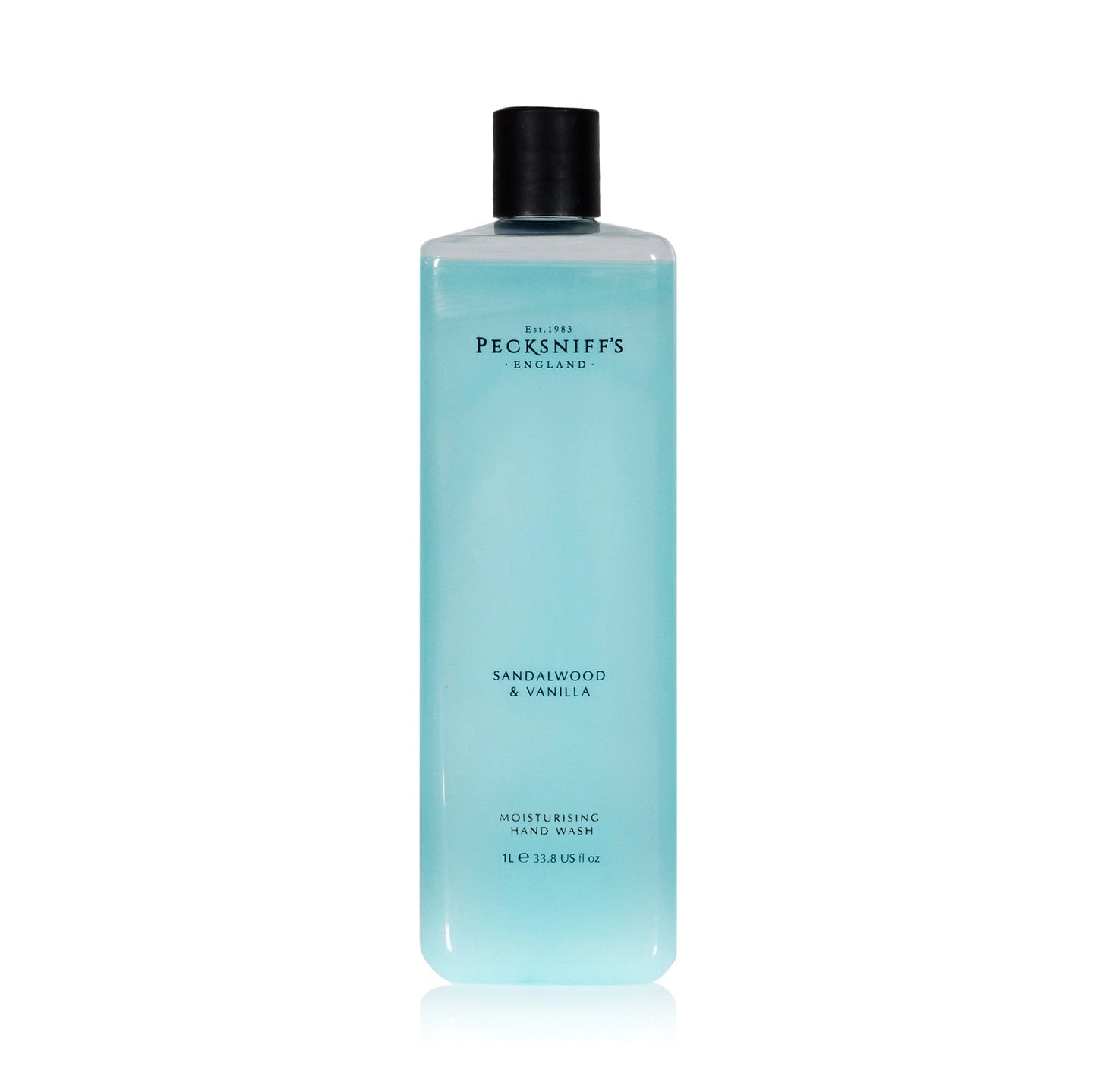 Pecksniffs Classic Sandalwood & Vanilla Scented Moisturizing Hand Wash Refill | 1L/1000ml, 33.8 Fl oz