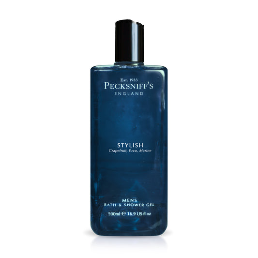 Pecksniffs Stylish Men's Bath and Shower Gel | 500ml /16.9 Fl Oz