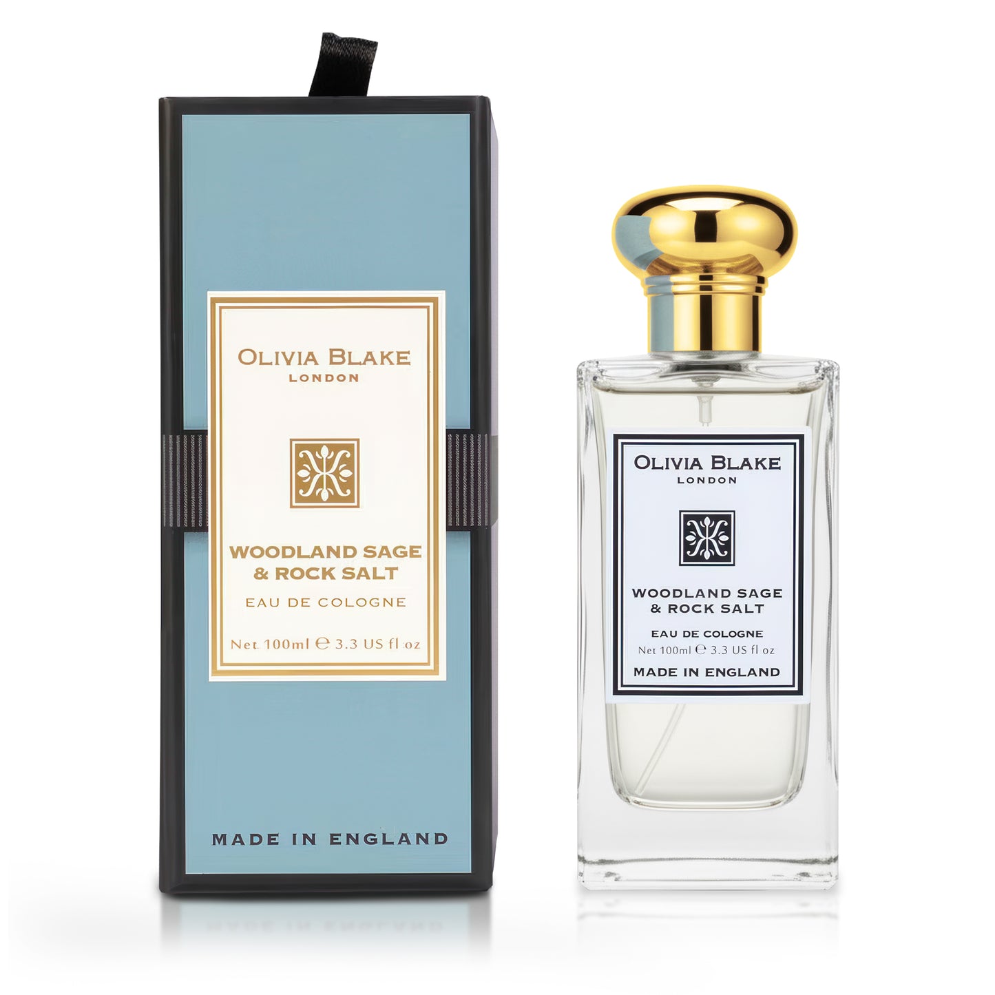 Olivia Blake Woodland Sage & Rock Salt Perfume for Women – Fine Fragrance Eau de Cologne Spray, 100 ml/3.3 fl oz